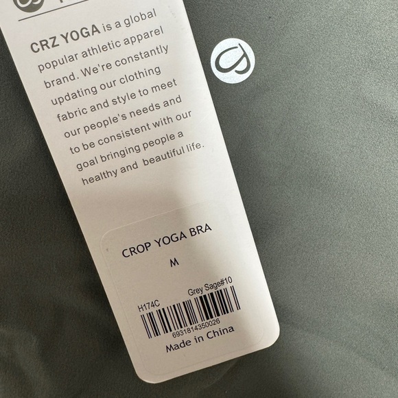 CRZ YOGA Butterluxe V Neck Longline Sports bra - Picture 5 of 5